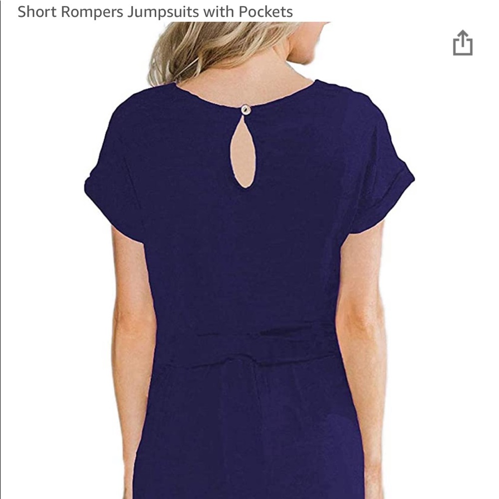 Women’s romper with pockets